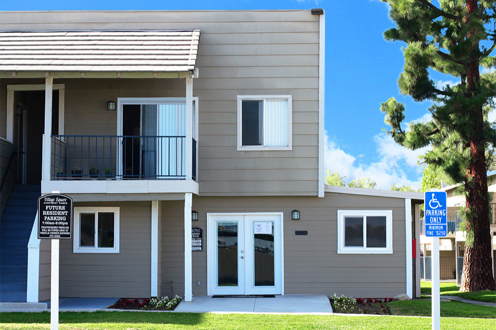 This Exteriors 10 photo can be viewed in person at the Village Square Apartments, so make a reservation and stop in today.