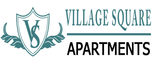 This company logo represents Village Square Apartments online rental coupon.